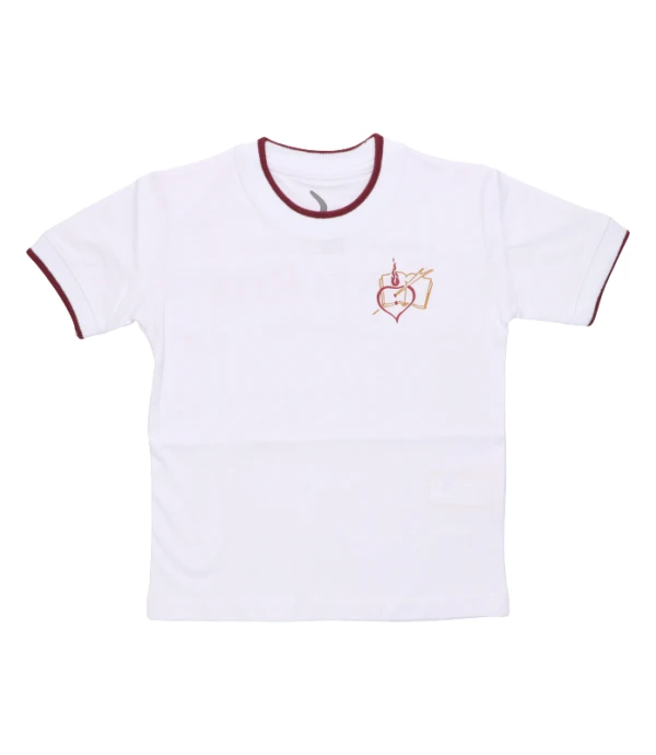 T-shirt Manga Corta Colegio Santa Rita Blanco