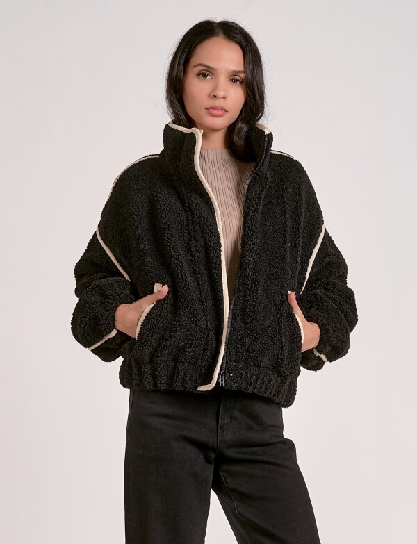 Chaqueta Soft NEGRO/CRUDO