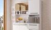 Kit Absoluto de Cocina - 5 puertas 3 cajones Blanco/Cinamomo