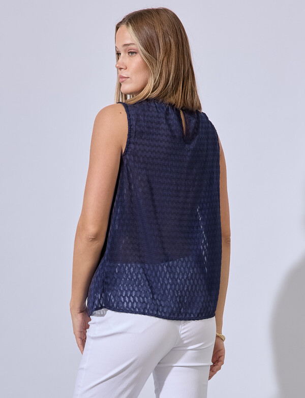 Blusa Gasa Labrada AZUL