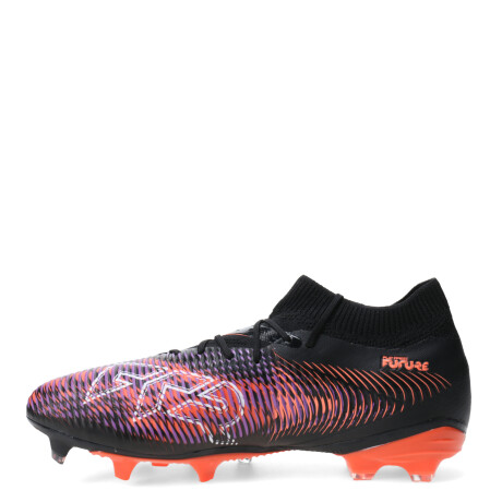 Championes de Hombre Puma Fútbol 11 Future 8 Match FG/AG Negro - Anaranjado - Violeta