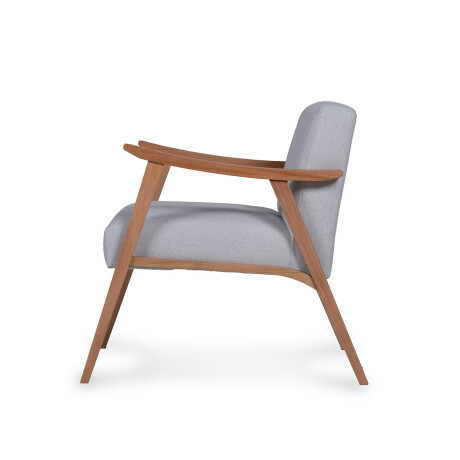 Butaca Ravena - Tela Rústica 291-G2 (Ceniza)