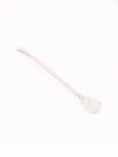 BOMBILLA TORNEADA PLATEADO