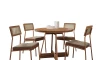 Juego de comedor - Lux Atria Marrón