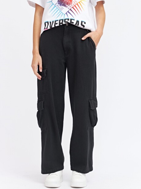 PANTALON SAGE NEGRO