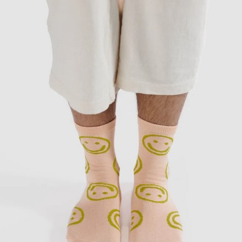 Medias para adultos con estampados Light Pink Happy