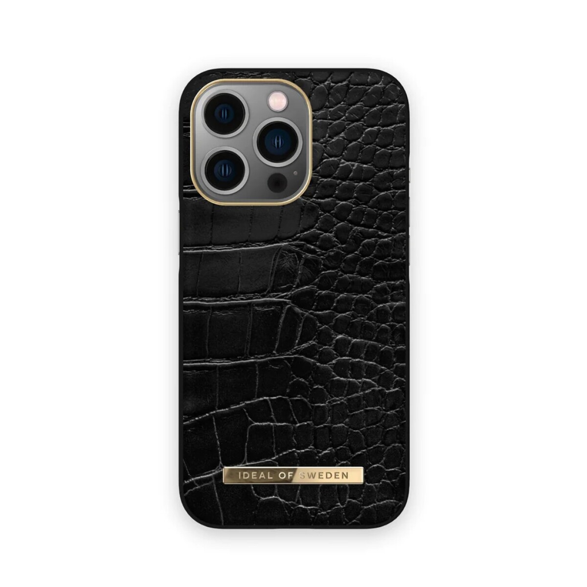 Protector Atelier Case Ideal of Sweden para iPhone 14 Pro Max - Neo noir croco 