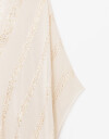 Kimonos Kimono Con Lurex - Blanco Crudo