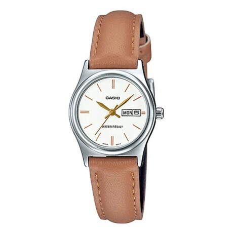 RELOJ CASIO CLÁSICO CUERO BEIGE 0