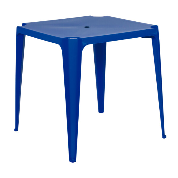 MESA PLÁSTICA MOR - AZUL 54X54X46 MESA PLÁSTICA MOR - AZUL 54X54X46