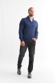 Sweater con cuello solapado AZUL MARINO