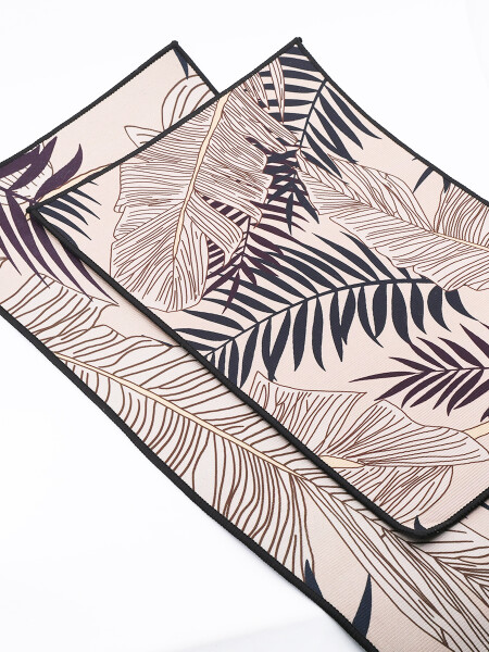 ALFOMBRA BOTANICA BEIGE