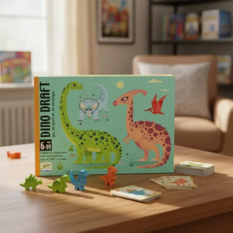 Juego De Cartas Dino Draft Djeco Juego De Cartas Dino Draft Djeco