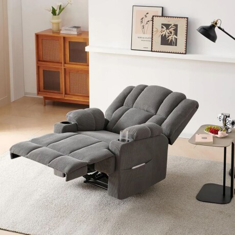 Sillón reclinable Morton gris Sillón reclinable Morton gris