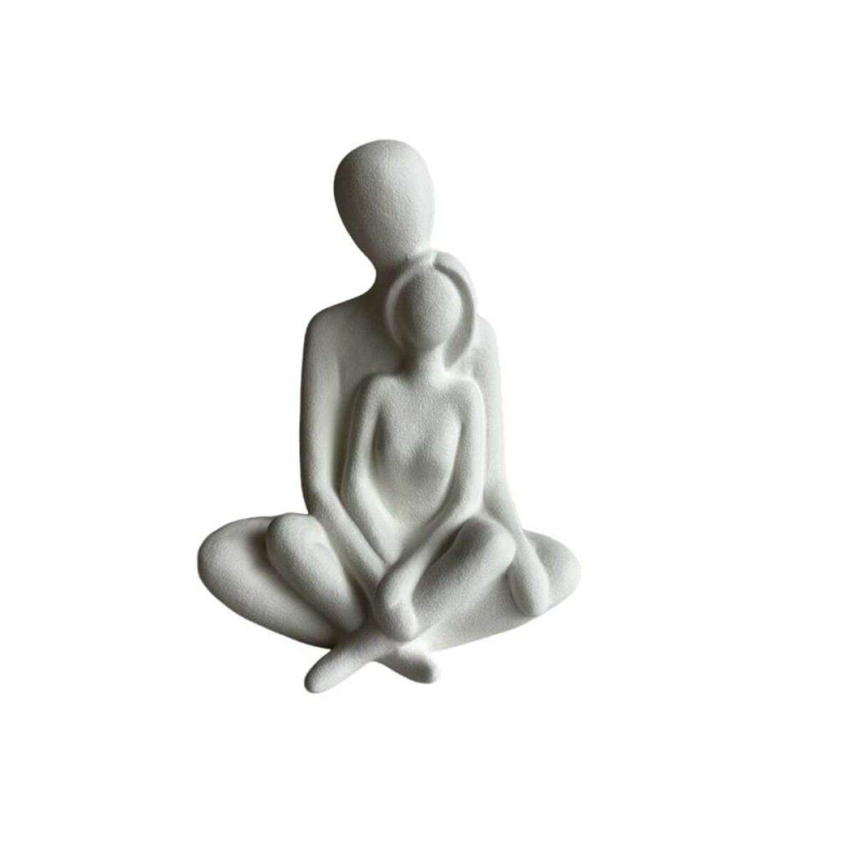 Adorno Pareja Ceramica - 21X16X12Cm 