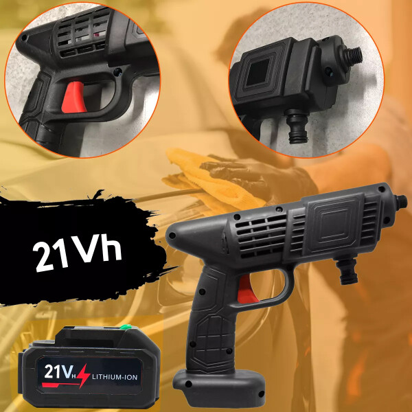 Hidrolavadora Portátil Alta Presión A Batería HIDROLAVADORA PORTATIL LEDSTAR 8106