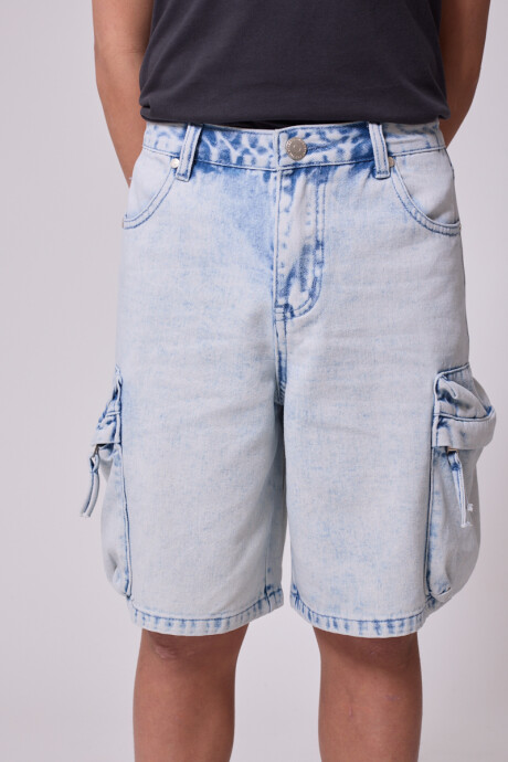 BERMUDA JEAN VARA TEEN DIXIE Celeste Claro