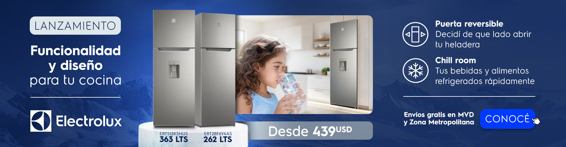 Heladeras Electrolux