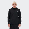 Campera New Balance Woven Full Zip Negro