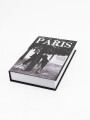LIBRO CAJA PARIS DECORATIVO NEGRO