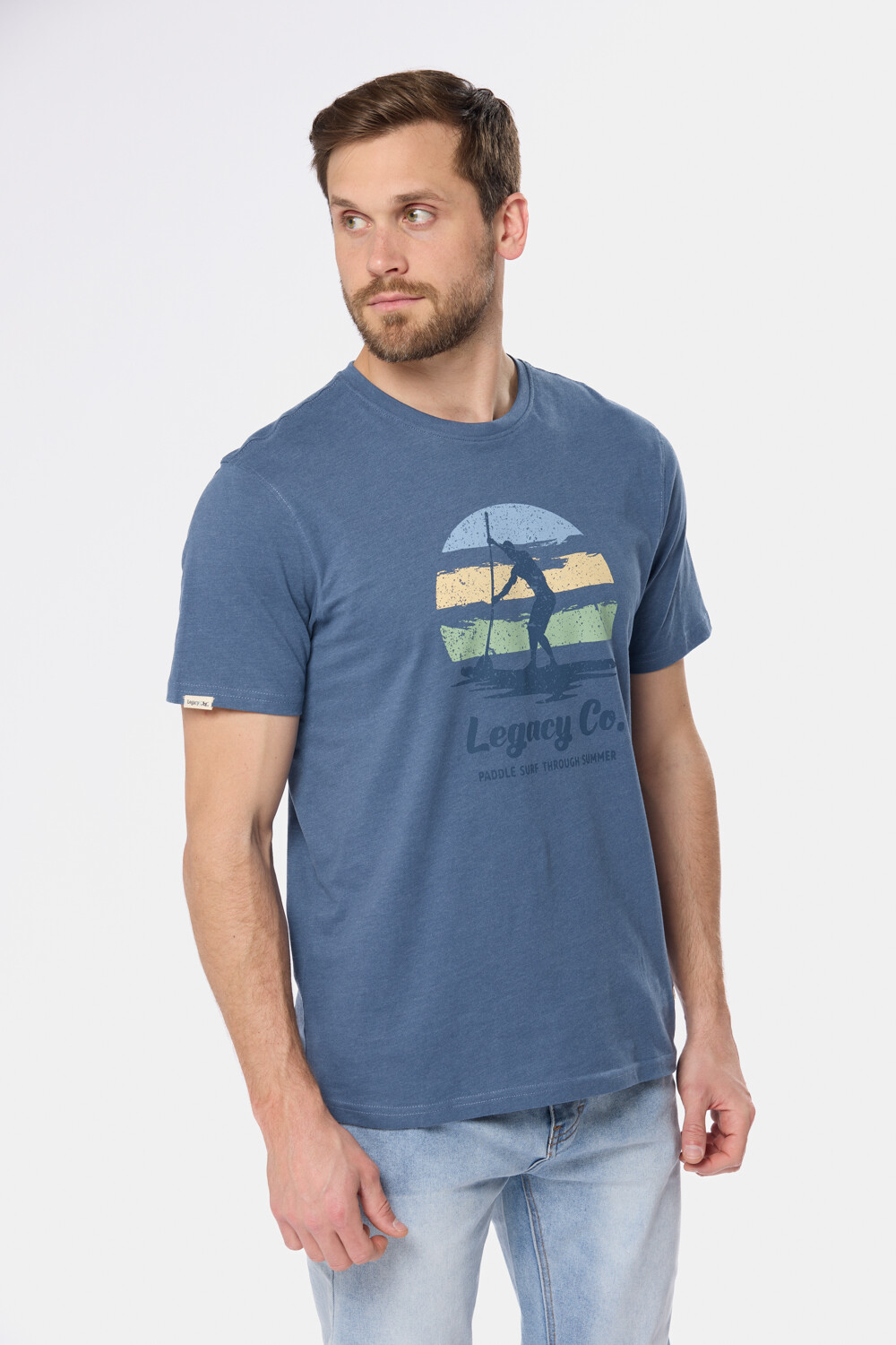 REMERA ESTAMPADA Azul