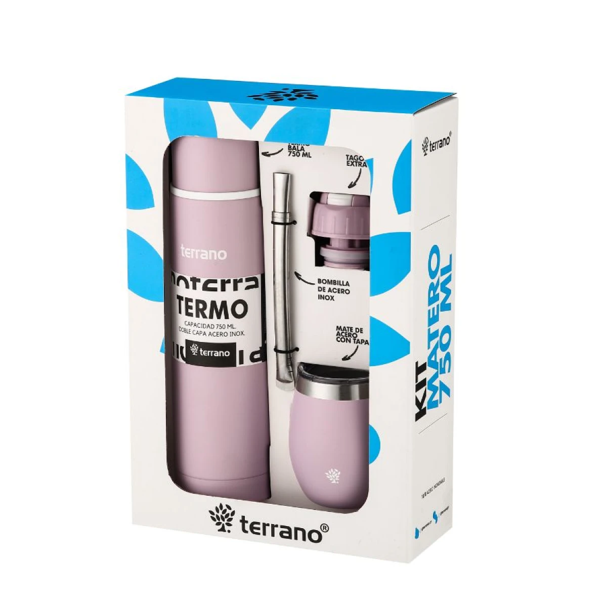 Kit Matero Terrano Bala X3 - LILA 