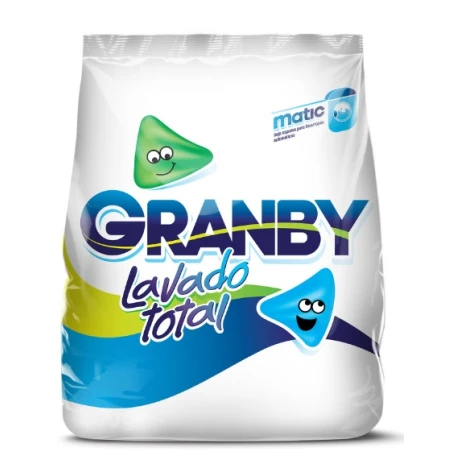 DETERGENTE EN POLVO GRANBY 3 KG LAVADO TOTAL DETERGENTE EN POLVO GRANBY 3 KG LAVADO TOTAL