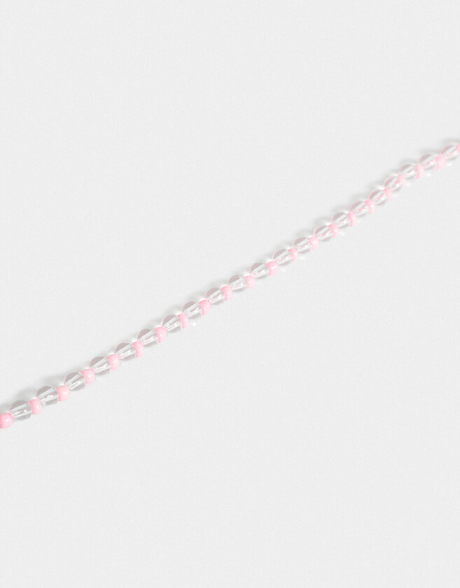 Chokers Con mostacillas Choker Cinta Con Beads - Dorado
