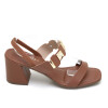 Sandalia VIA UNO Zapatos de Mujer - 857009 Nuez