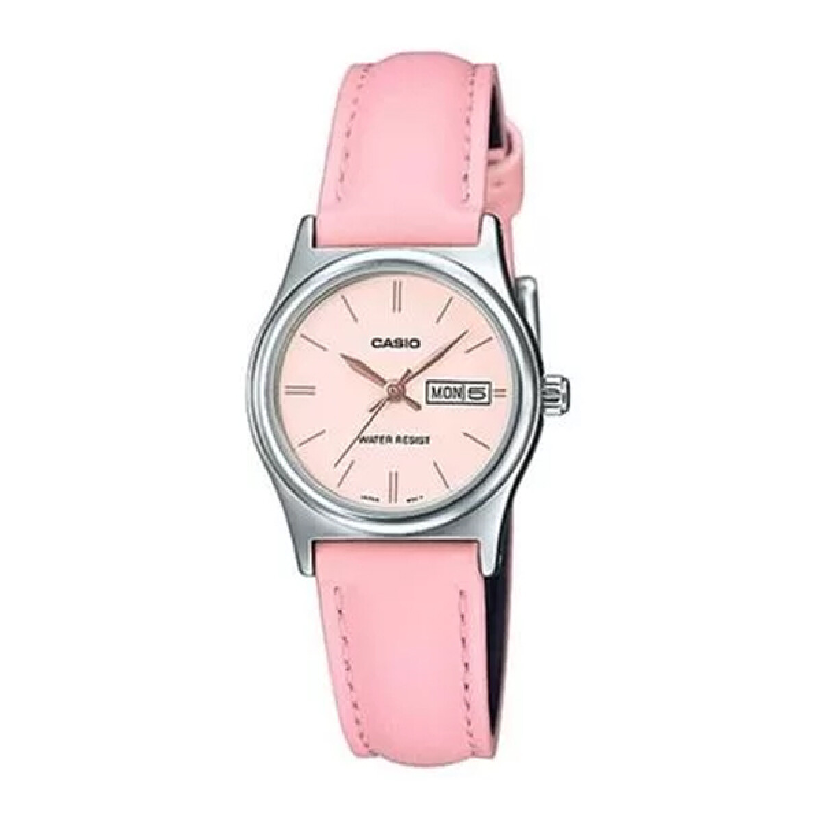 Reloj CASIO LTPV006L-4BUDF en Cuero Rosa Esfera 30mm 