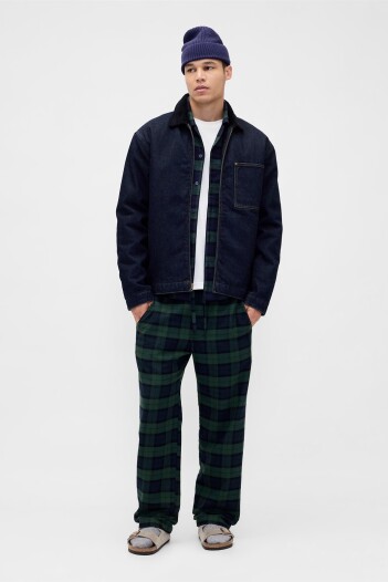 Pijama Set De Camisa Y Pantalón Flannel Hombre Fs Blackwatch