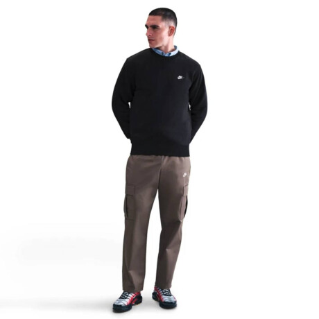 Abrigo Nike Club de Hombre Negro