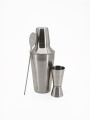UTENSILIOS PARA TRAGOS SET X 3 PLATEADO