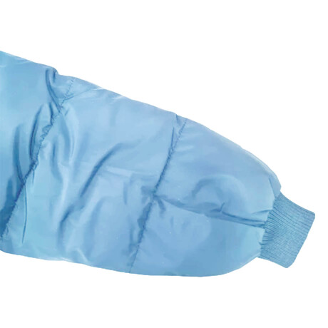 Campera Parka Uzspace Con Capucha Invierno Infantil Niño Niña Celeste