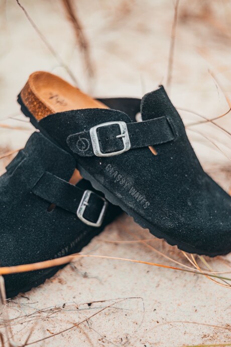 ZUECO CUERO / Negro U