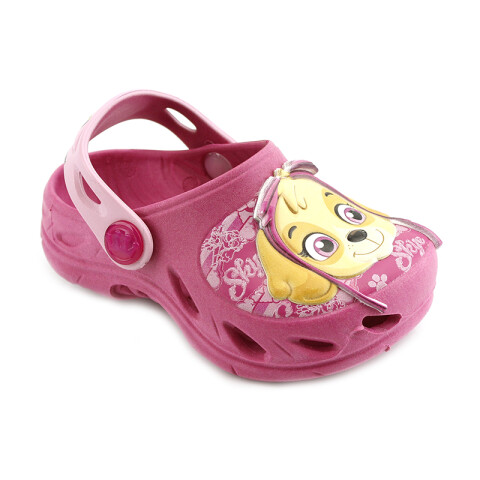Zueco infantil de Paw Patrol Talle 21 - 28 SKYE Fucsia