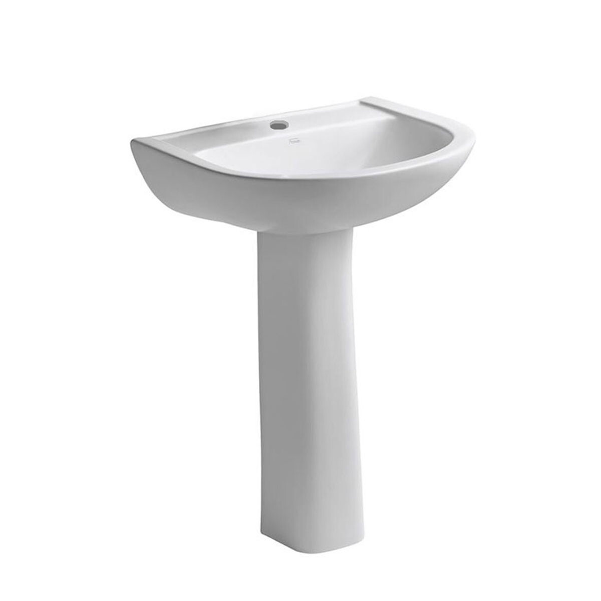 Lavatorio Con Pedestal De Loza Sanitaria Bari Blanco 