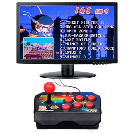 Consola Retro Arcade 145 juegos clásicos 16bits 001