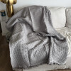 Manta para sillón y cama gris 130 cm