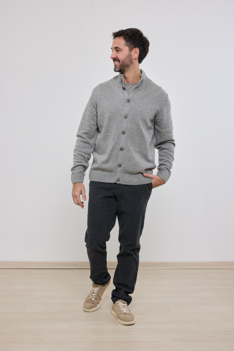 Cardigan Harry - Gris Medio Melange 