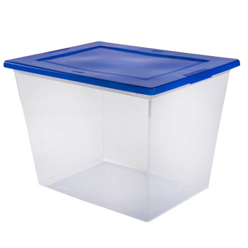 Set x3 Caja organizadora 27 lts Mybox TRANSPARENTE