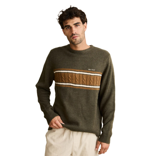 Buzo Rhythm Mohair Stripe Knit - Verde Buzo Rhythm Mohair Stripe Knit - Verde