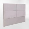 Respaldo de pared LOTUS GRIS - 2 PLAZAS