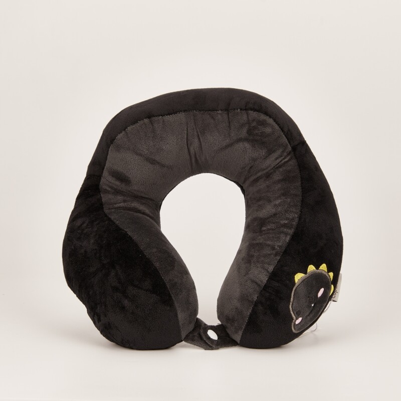 ALMOHADA PARA EL CUELLO EN FORMA DE U CON DOBLE JOROBA (NEGRO) ALMOHADA PARA EL CUELLO EN FORMA DE U CON DOBLE JOROBA (NEGRO)
