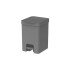 Papelera con pedal 12L Gris