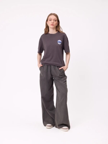 PANTALON RUSTY CARMIN GRIS OSCUR