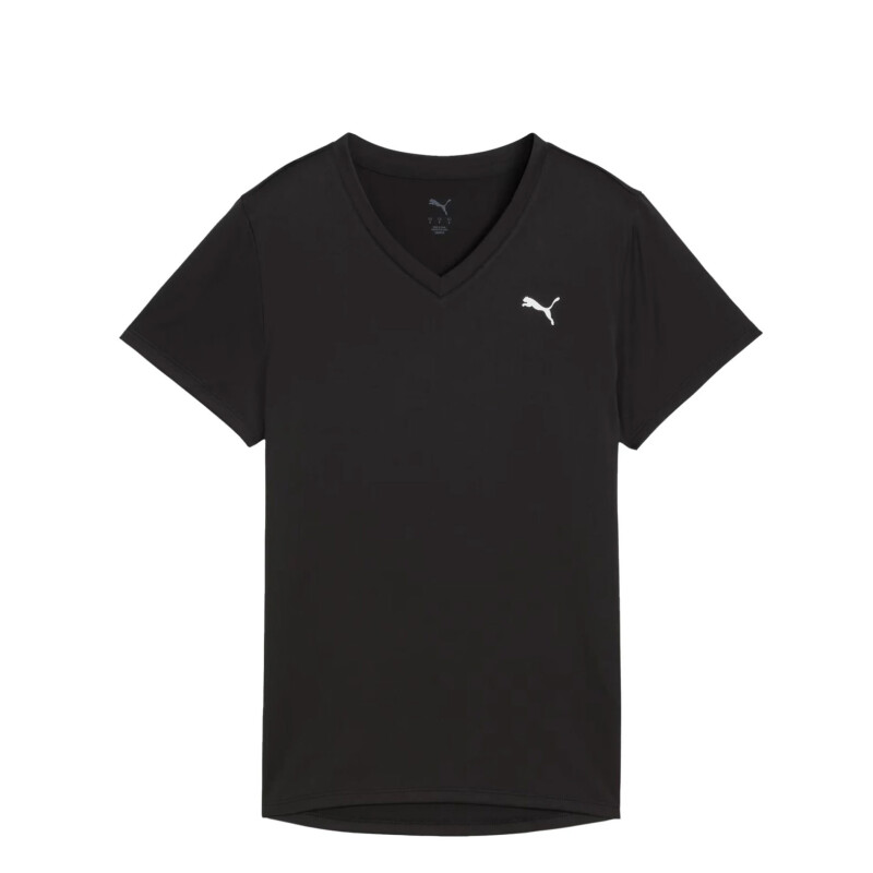 Remera de Hombre Puma Ess Vneck Negro