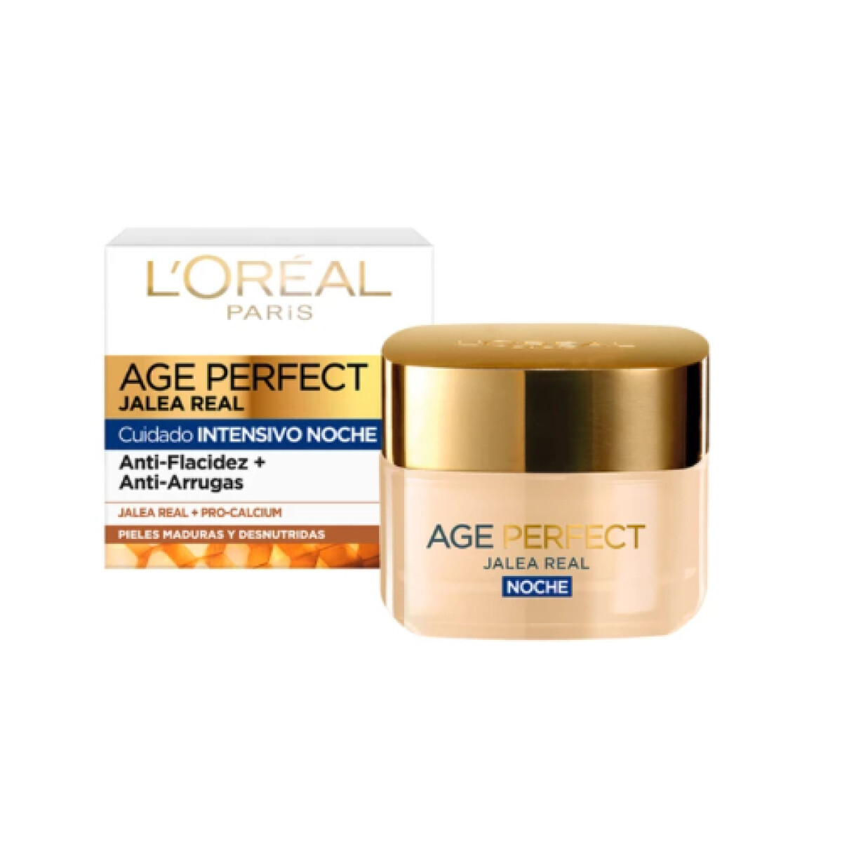 L’Oréal Crema Age Perfect Jalea Real Noche 50ml – Antiarrugas y Regeneración