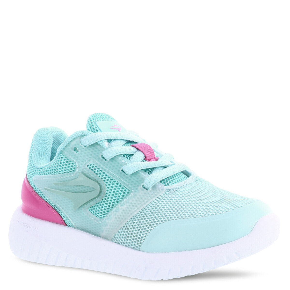 Championes de Niños Topper Fast Kids - Verde Agua - Rosa 