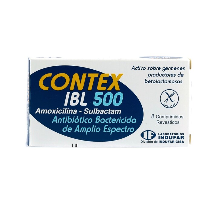 CONTEX IBL 500 MG. CJ X 8 COMPRIMIDOS única